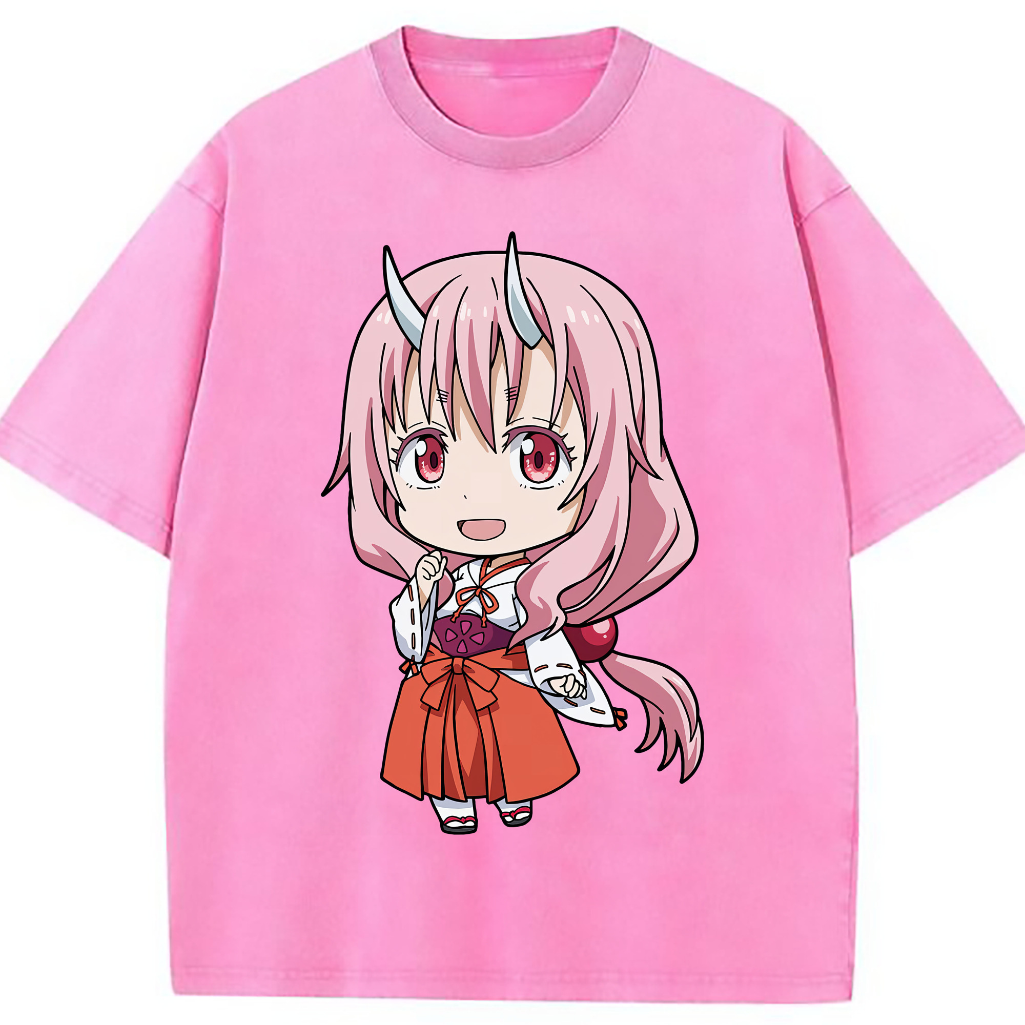 （画像用） 転スラ Regarding Reincarnated to Slime 綿100% ヴィンテージ風 半袖Tシャツ（フロントプリント）
